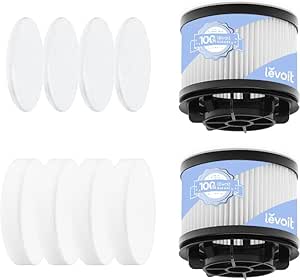 Amazon.com: LEVOIT LVAC-200 Vacuum Cleaner Replacement Filter, 4 Pre ...