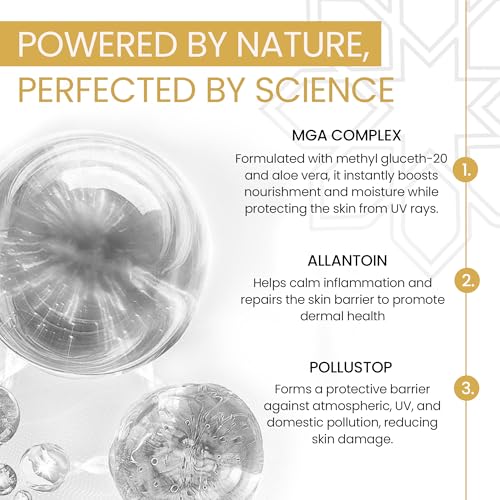 GOLD Sunscreen SPF 50 PA+++ for UV Broad Spectrum Protection, Hydrating Gel With Aloe Vera, No White Cast, Water Resistant, Dermatologically... - Image 6