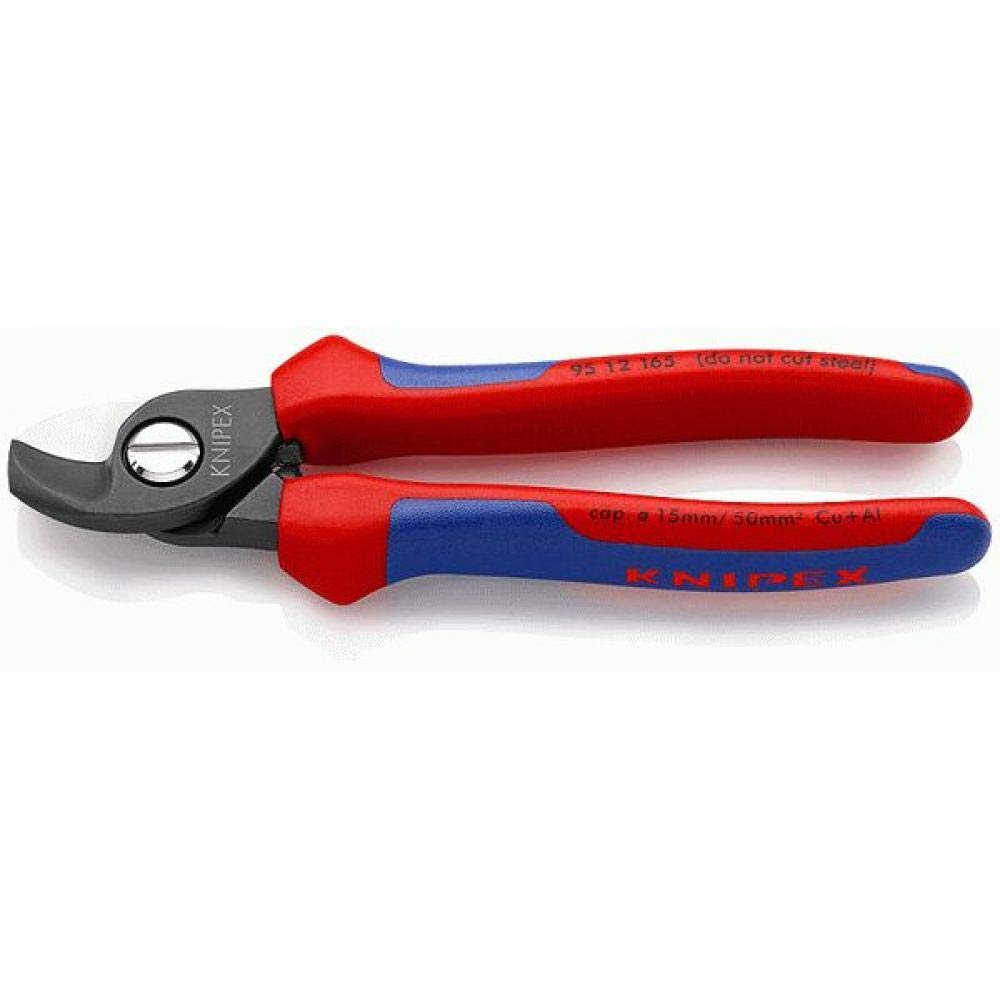 Knipex 95 12 165 Cable Shears with soft handle - Wire