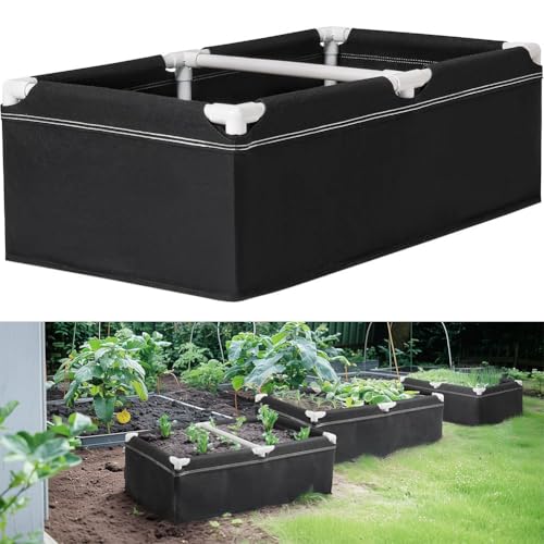 Cama de jardín de tela elevada ideal para el balcón y el patio 3
