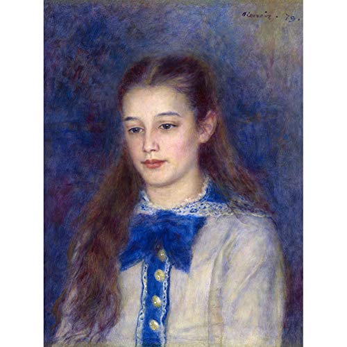 Artery8 Pierre Auguste Renoir Therese Berard 1879 Painting Art Print Canvas Premium Wall Decor Poster Mural