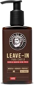 Leave-in Masculino Finalizador Capilar com Proteção Termica Anti Frizz Toque Seco140g Barba De Macho