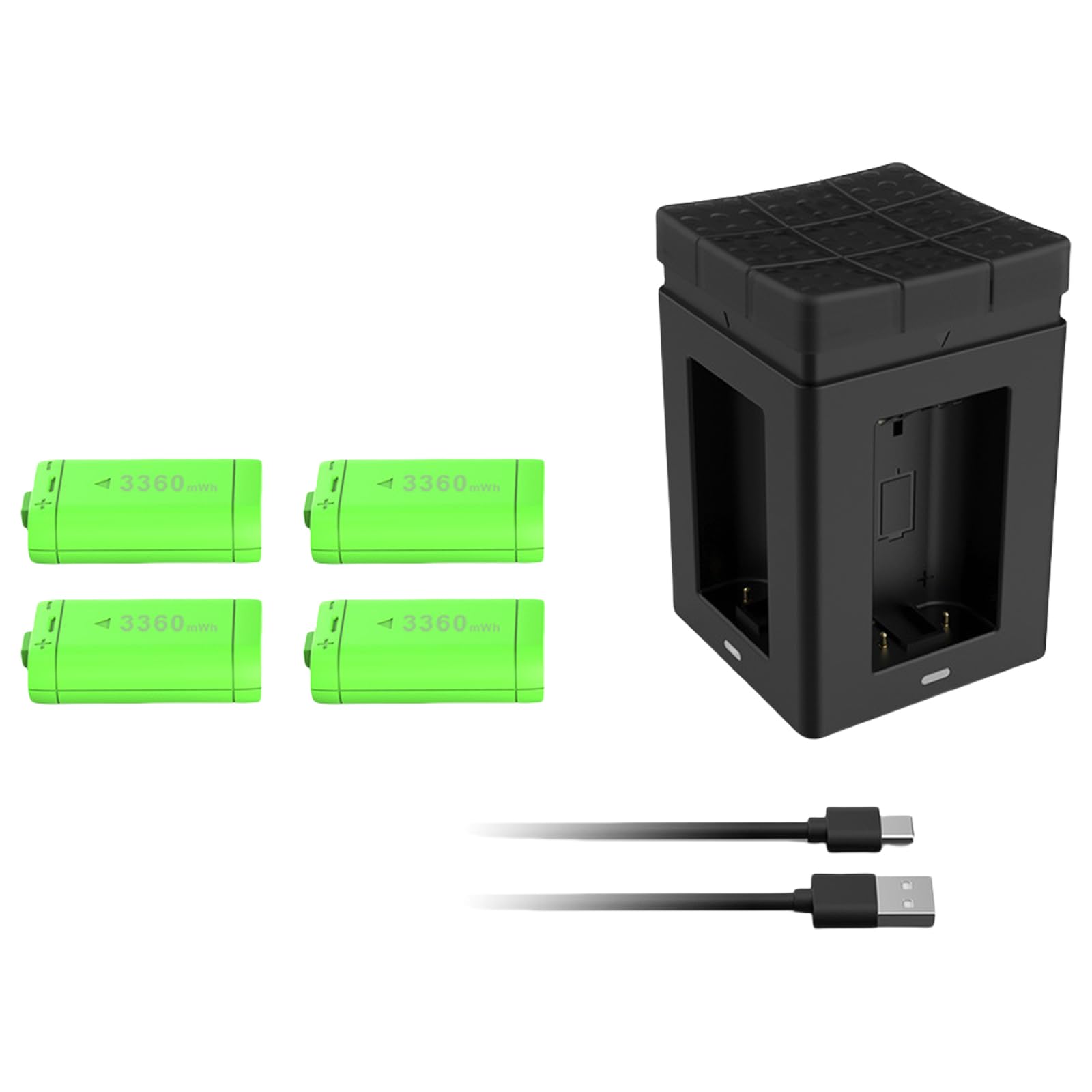 Stazione di ricarica per il dock della stazione di alimentazione della batteria ricaricabile del controller del gioco del gioco