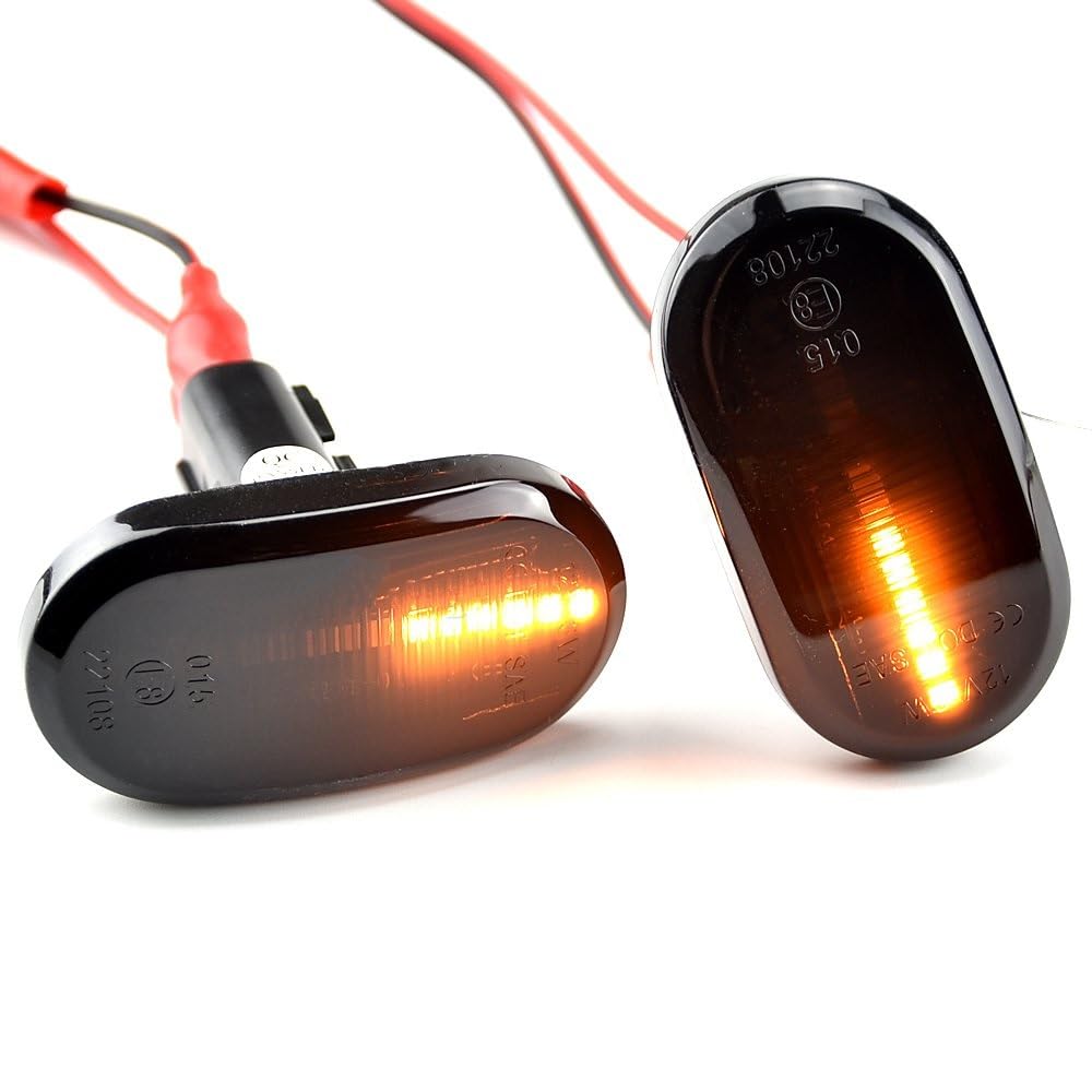 LED Frecce Laterali Dinamiche Sequenziali Per Suzuki Jimny JB64 JB74 E Chevy Cruze – Lenti Trasparenti, E-Marcato - 4