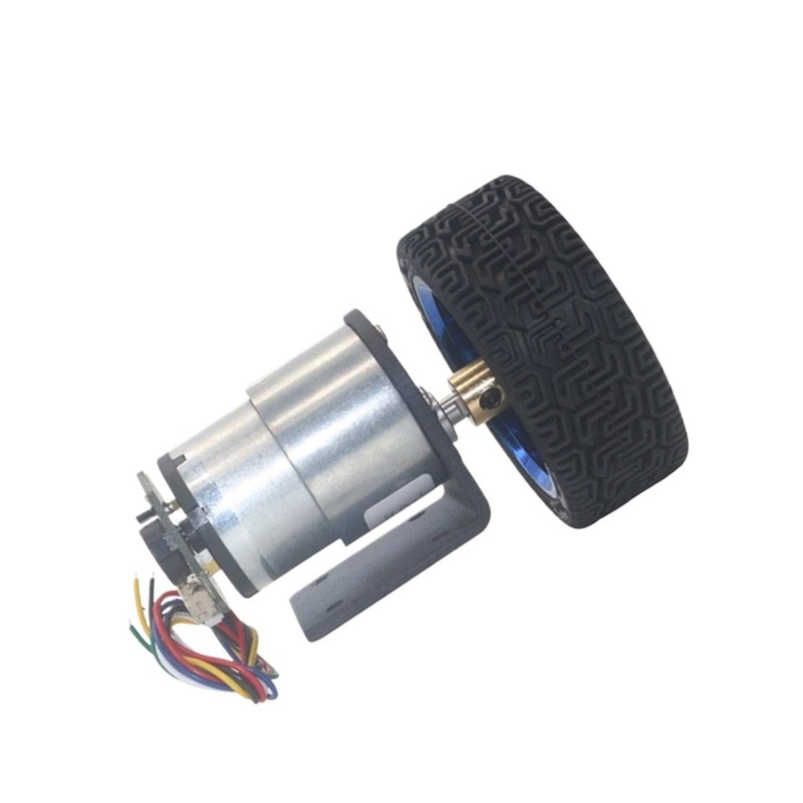Moteur à engrenages JGB37-520 12V 530RPM avec encodeur et support pour robot