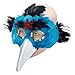 Price comparison product image Bristol Novelty EM078 Bird Feather Eye Mask with Beak, Womens, Turquoise, One Size
