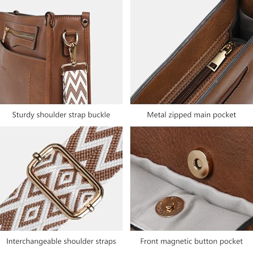 TANTOMI Vegan Leather Crossbody Bag