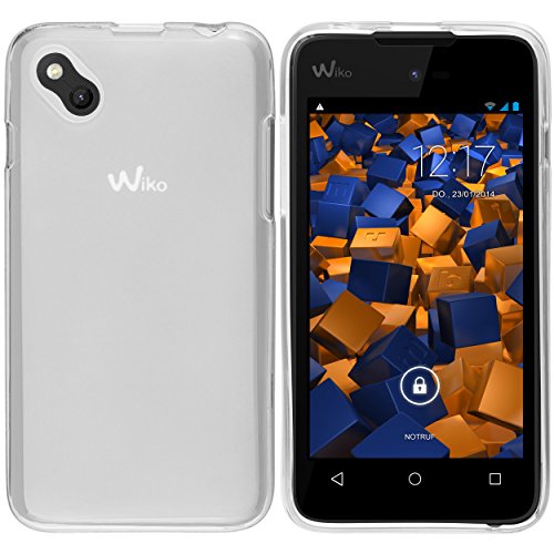 mumbi Coques compatible avec Wiko Sunny, blanc clair