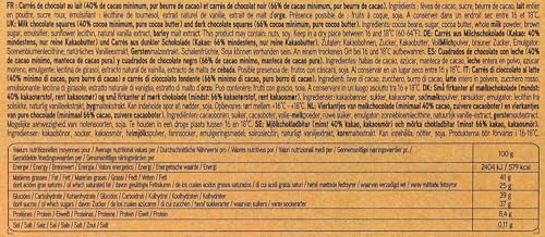 Valrhona Instants Dégustation Schokoladen-Geschenkbox 32 Pralinen Milch & Dunkel 160g