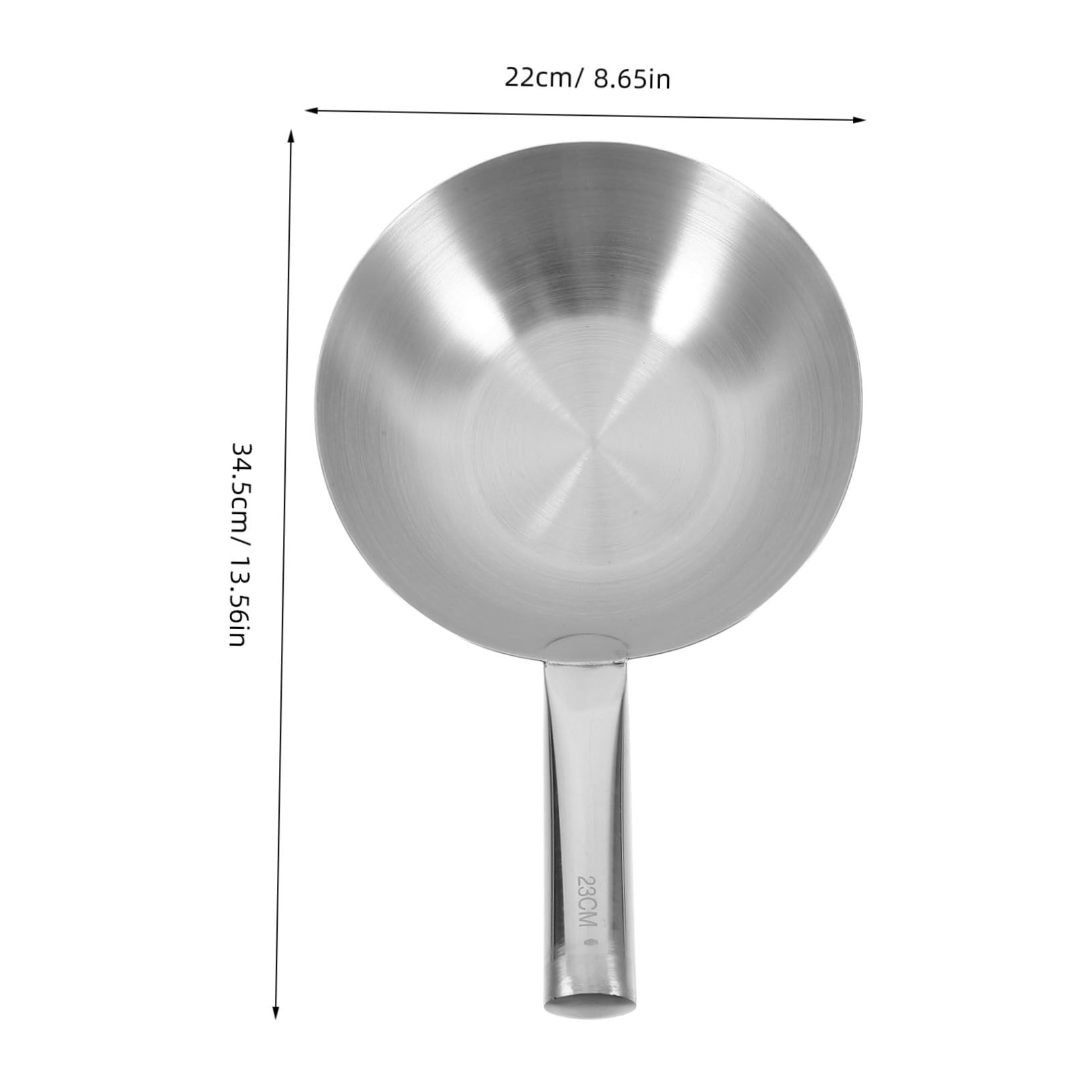 Zerodeko Mestolo Riutilizzabile Per Mestolo Per Da Giardino Manico Corto Ed Ergonomico Per Uso e Professionale