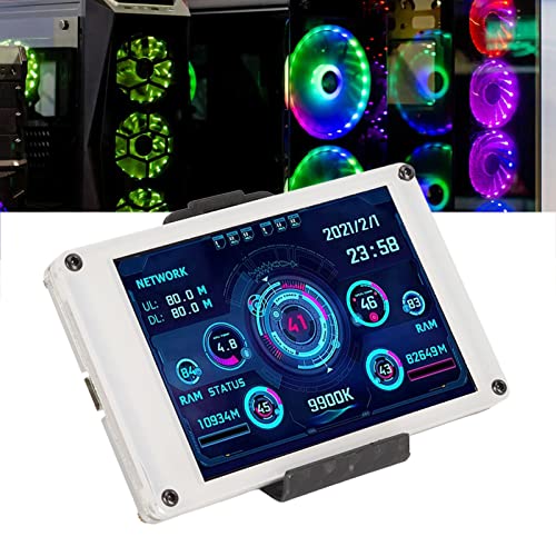 Image of Dpofirs 3.5in USB Screen, PC CPU Data Monitor PC Sensor Panel Display Temperature Monitor,Computer Monitor for aida64 for Linux, Gifts