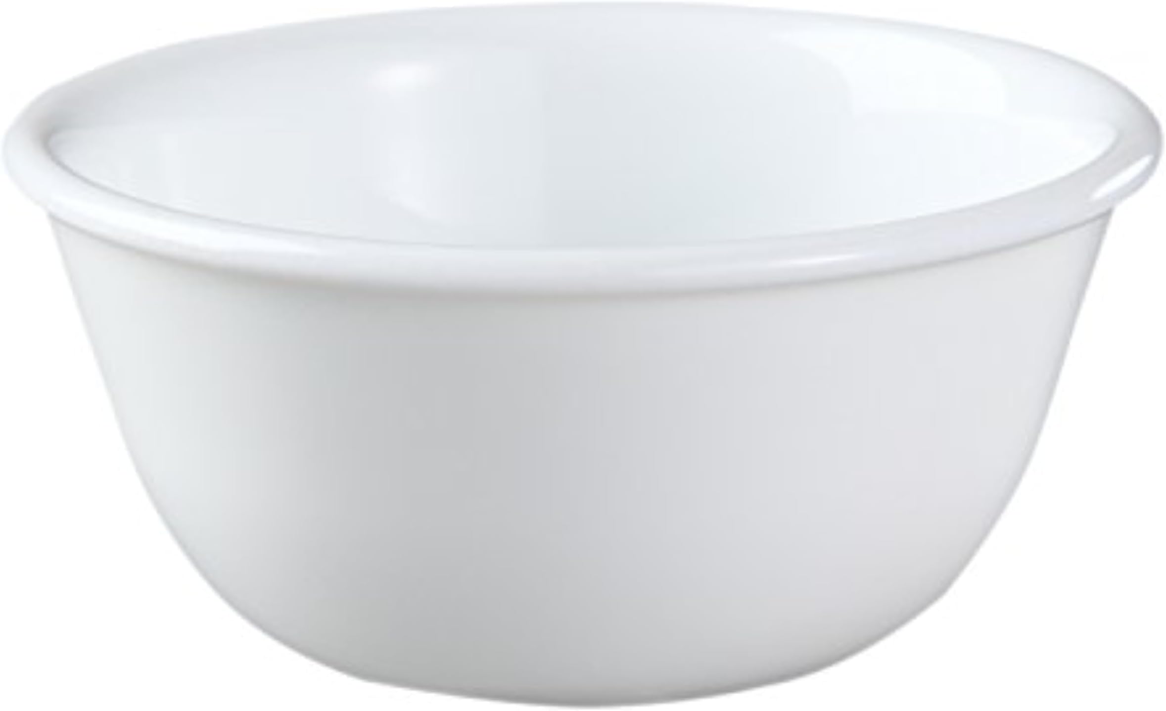 Corelle 6 oz Vitrelle Glass Winter Frost Ramekin Bow, Pack of 6, White