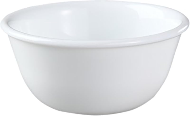 Vitrelle Tazones Ramekin de 6 oz, juego de 6 tazones resistentes a astillas y grietas, ideales para salsas, condimentos, helados, guarniciones pequeñas, juego de tazones de postre de cerámica, Winter Frost White | Ideal para salsas, condimentos, helados, guarniciones pequeñas, juego de tazones de postre de cerámica, blanco escarchado de invierno