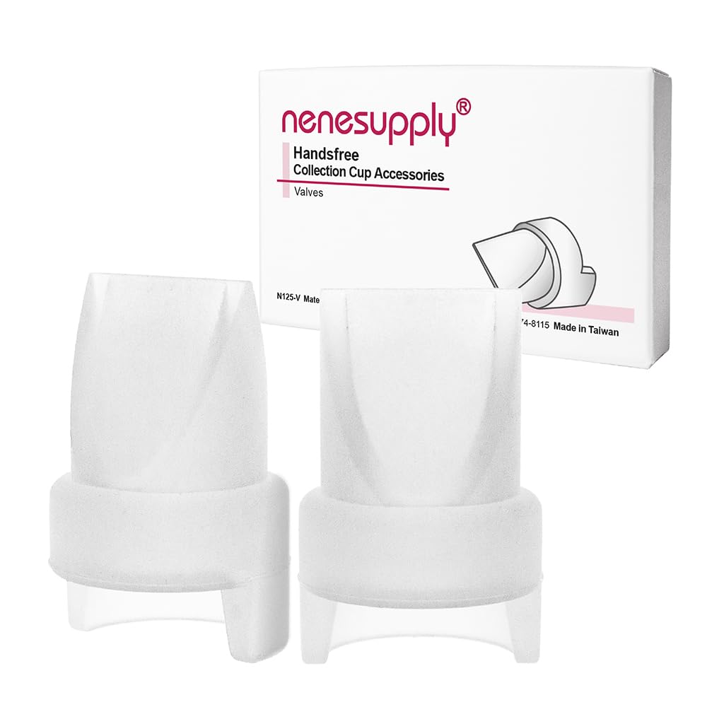 Nenesupply Valves 2pc for Handsfree Wearable Collection Cups. Work with Nenesupply Handsfree Wearable Collection Cups Only. Made of Food Grade Material. Handfree Pumping
