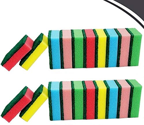 A1SONIC® Pack of 20 Sponge Scourer Washing Up Sponges (20)