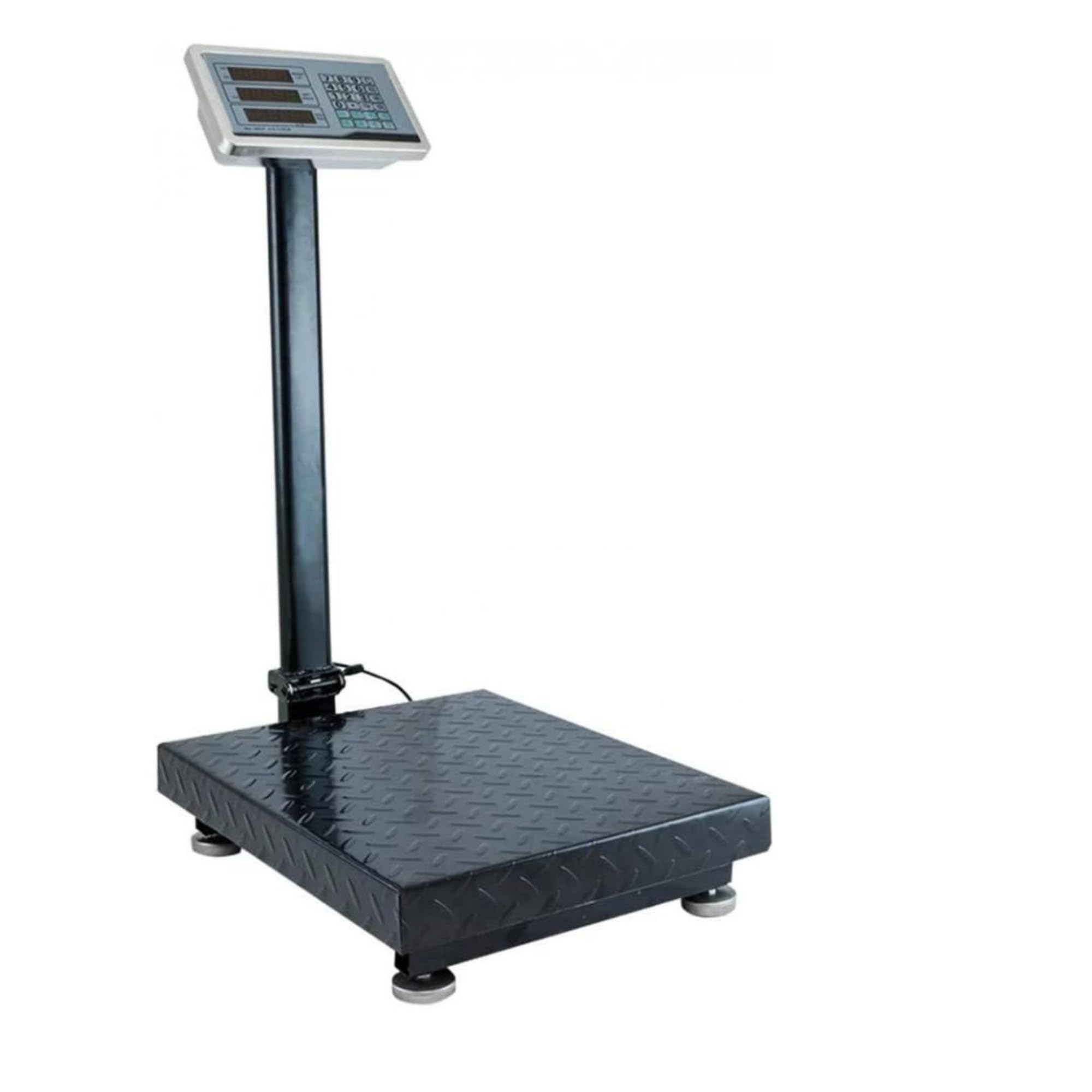 Maryse Bilancia Digitale a Piattaforma 300 kg Professionale Precisione 0,1 kg Pieghevole Batteria Ricaricabile