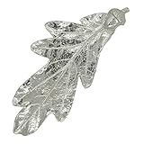 Broche Grande Feuille de Chêne Française, Fait Main en Etain - Fabrication Française...