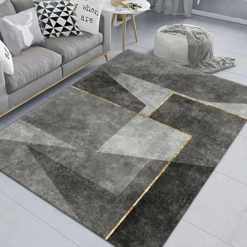 Tapis anti-poussière géométrique pour protéger moquette et salon - 2