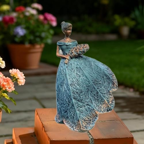 Décoration facile à utiliser predolo pour sublimer une statue bleue de cour - 8