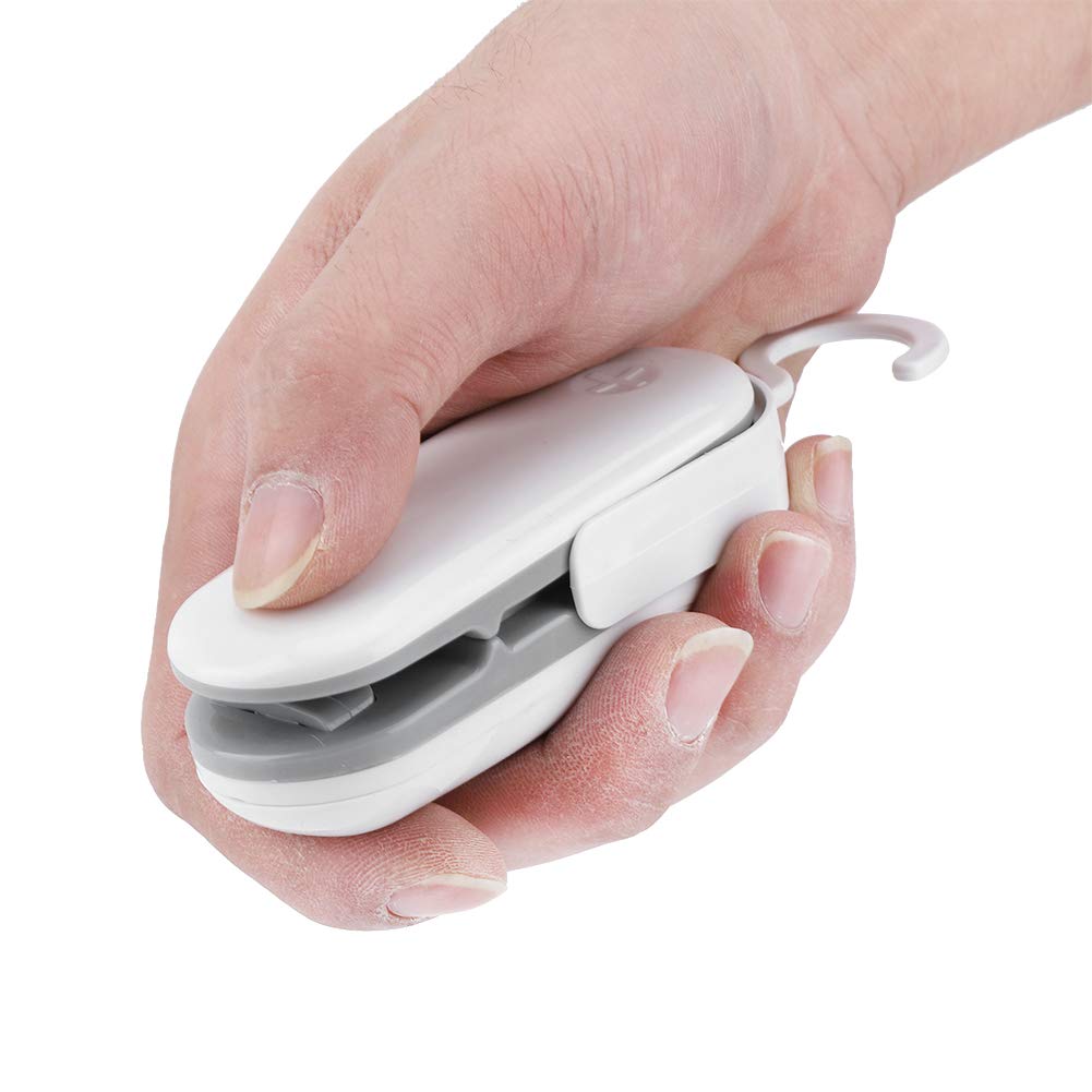 Mini Podręczna Zgrzewarka Do Torebek, Przenośna Zgrzewarka Torebek Plastikowych, Mini Zgrzewarka żywności Do Torebek Plastikowych Przechowywanie żywności Torebek Plastikowych Przechowywanie ż(szary)