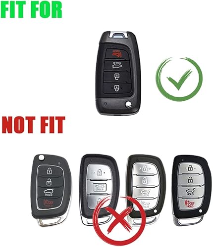 Miniatura 2 de Carcasa protectora de aleación de zinc compatible con Hyundai Accent Elantra Kona Santa Fe Veloster