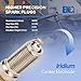 ENA Set of 6 Iridium Spark Plug Compatible with Buick Chevrolet GMC Oldsmobile Hummer Isuzu Pontiac Saab Saturn Rainier Cobalt Colorado HHR Malibu Trailblazer 2002-2012 Replacement for 41-103 12625058