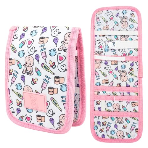 Ph Pro Heat Organizador de Bolsillo Enfermeria con Imán - Riñonera Enfermera – Regalo Bolsillo Enfermera y Auxiliar de Enfermeria – Accesorios Enfermera Cubrebolsillo Tcae. (Bebe Rosa)
