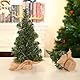 2 Stück Künstlicher Weihnachtsbaum Mini Weihnachtsbaum Kleine Tannenbäume Deko Tisch Weihnachtsbaum für Weihnachtsdeko Tischdeko(20cm und 30cm)