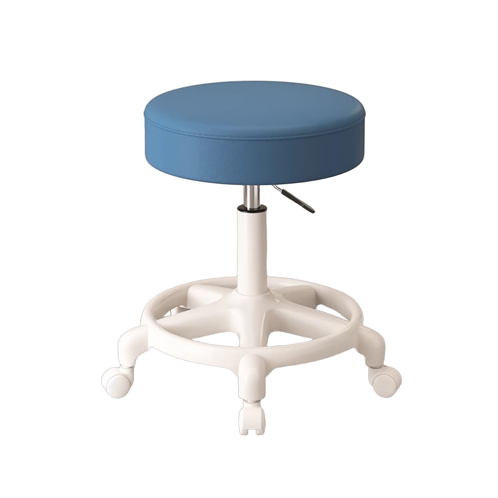 Sedia Di Bellezza Girevole in Altezza Regolabile Sgabello Ergonomico Della Sella da Rotazisgabello Estetico Professionale Sale Cucina/Blu