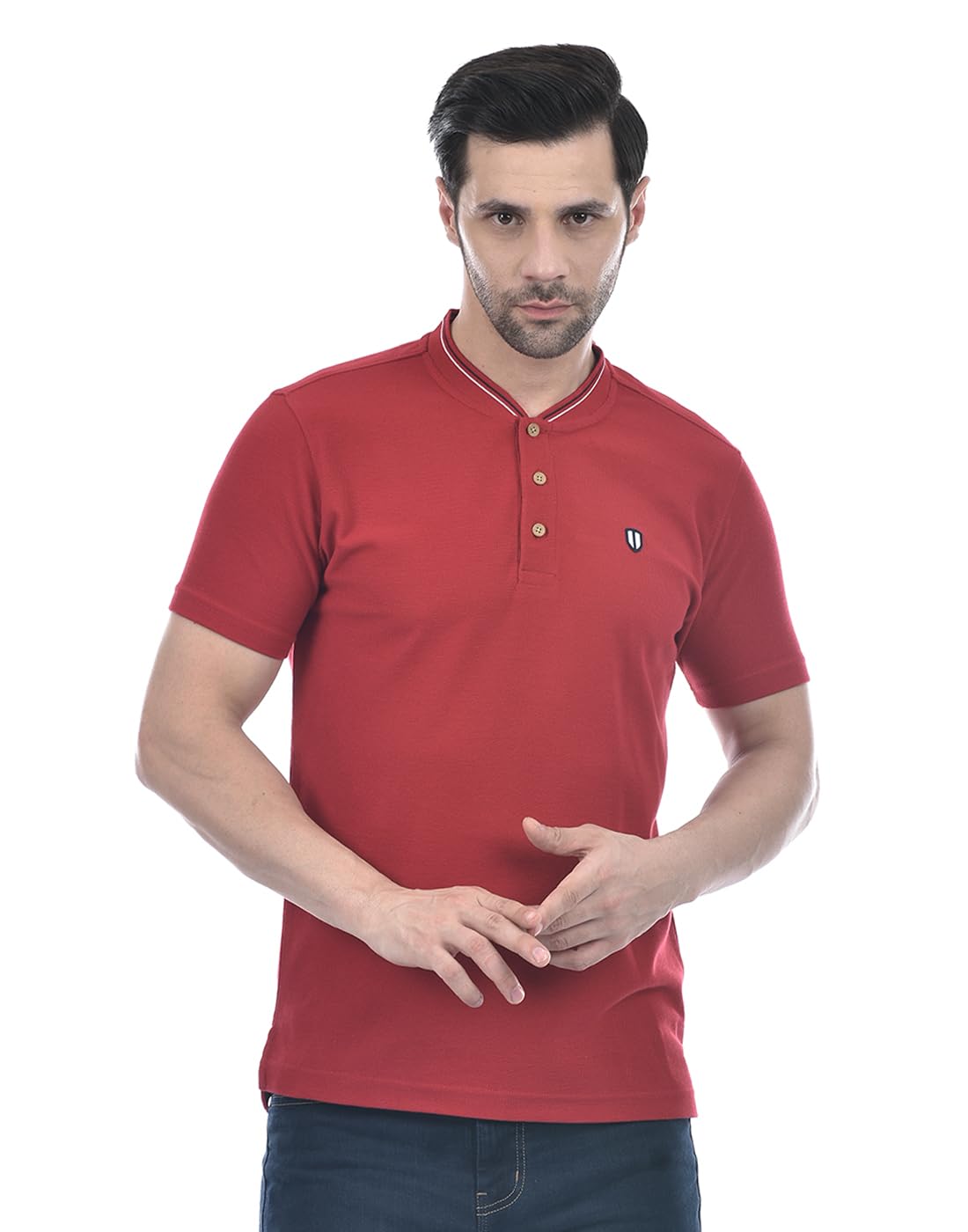 numero uno Men's Solid Regular Fit T-Shirt-picture-30