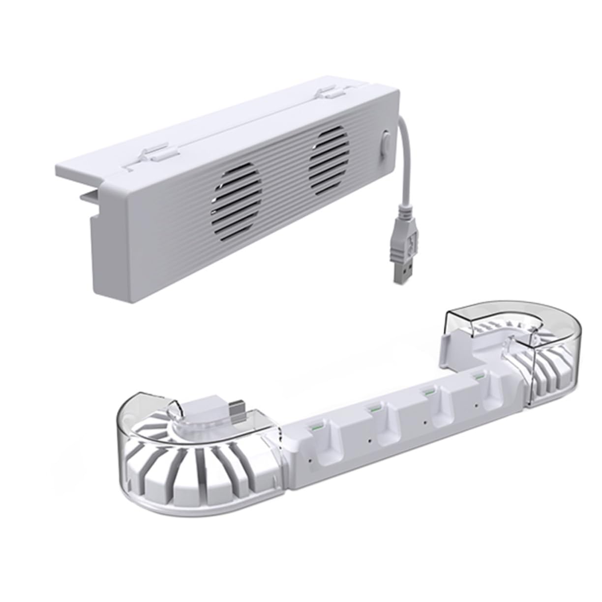 Ciieeo Base De Carga Enfriador De Aire para Consola Switch Estación De Carga Dual Compatible Refrigerador OLED para Regalos