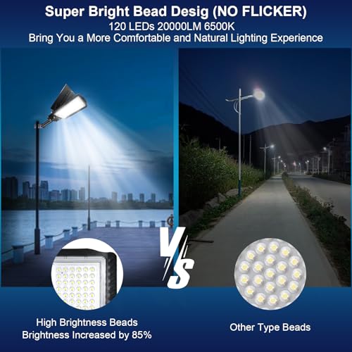 Farol LED solar para exterior 24 Imagen adicional