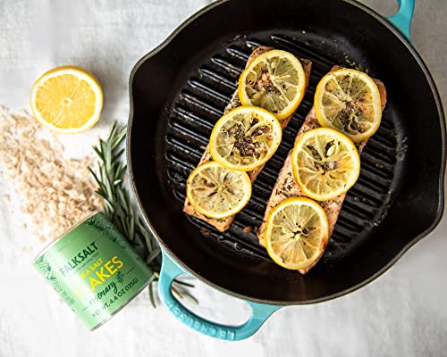 Falksalt | Rosemary Sea Salt Flakes 4.4Oz. | Gourmet Finishing Salt | Non-Gmo, Kosher And Halal Certified #TOP7