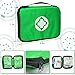 Home-Businesses First-Aid Emergency-Kit for Camping-Car - 300 Pcs Urgent Essential First Aid Kits Refill Supplies with Tourniquet Bandages for Workpalce Green 1st Aid