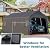 EROMMY 13 x 20 FT Heavy Duty Carport, 13 FT High Peak Portable Garage Shelter with All-Steel Frame, Roll-Up Zipper Doors & Vents, Waterproof PE Car Canopy for Truck, Boat, SUV, Gray
