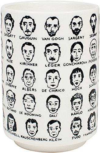 Taza de porcelana con arte moderno y 65 artistas miniatura 4