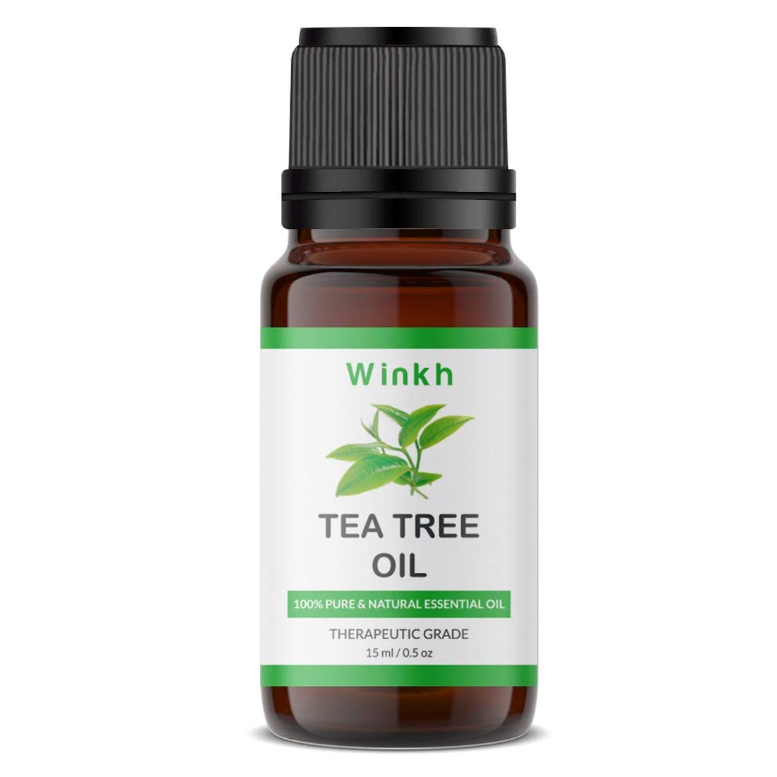 Pure and Natural Essential Tea Tree Oil, For Face Acne, Dandruff, Scars, Skin & Hair - (15 ml)-image-1
