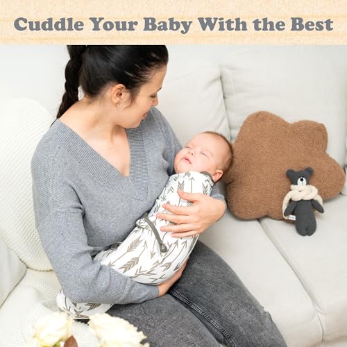 Image of Preemie Swaddle Blanket Wrap, Up to 7 Pounds, Premature Adjustable 3 Pack Sleeping Sack, Breathable Cotton, Tog Count 0.5, Galaxy
