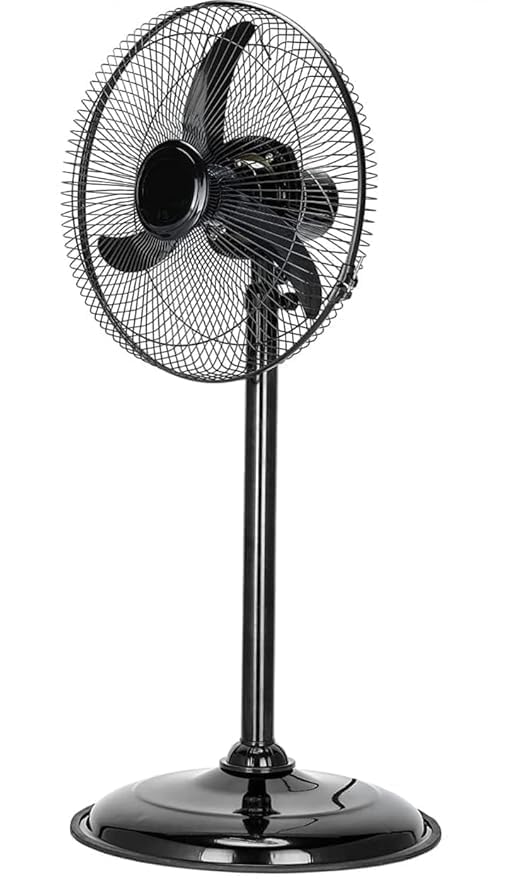 SPINKS Bolt COPPER SERIES-SP-106 Black Pedestal Fan,FARRATA FAN,STAND FAN 16INCH 400 mm, Ultra High Speed, 3 Blade, Decorative Star Rated (Black, Pack...