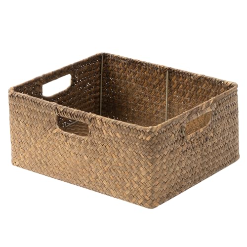 Image of StorageWorks Large Wicker Baskets for Storage, Woven Baskets for Storage