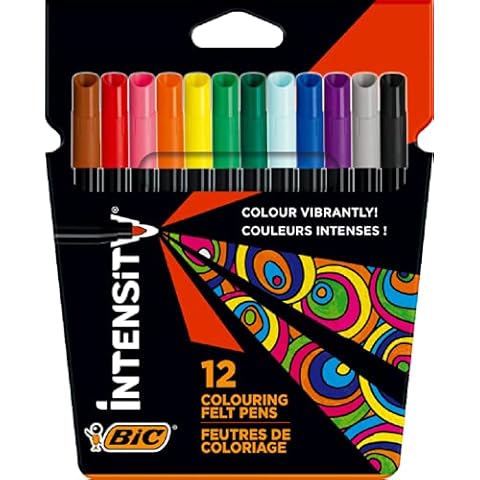 BIC Intensity Rotuladores para Colorear con Tinta Lavable Cover