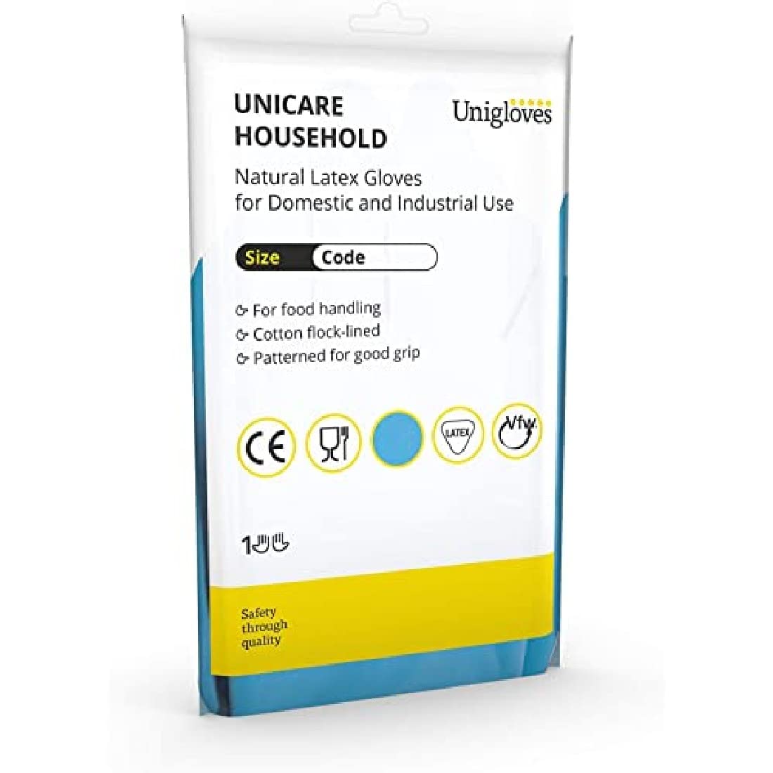 Unicare UGHG3002B 3676, blau, klein, 2er-Set