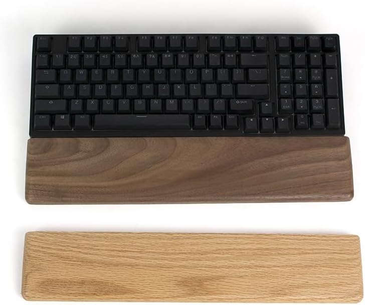リストレスト キーボードパームレスト木製キーボードパームレスト、コンピュータ、ラップトップ、家庭、オフィス用の快適なキーボードリスト