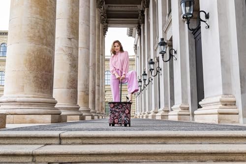 reisenthel carrycruiser Tragbarer Einkaufstrolley mit stabilem Aluminiumrahmen, Schultergurt und...