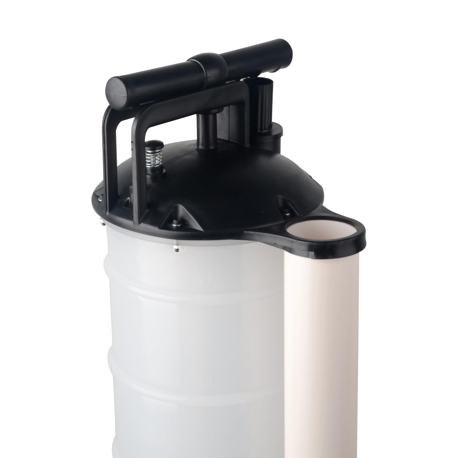 DAYUAN Extractor manual de aceite y líquido de vacío de 7 litros, bomba de mano con 4 tubos