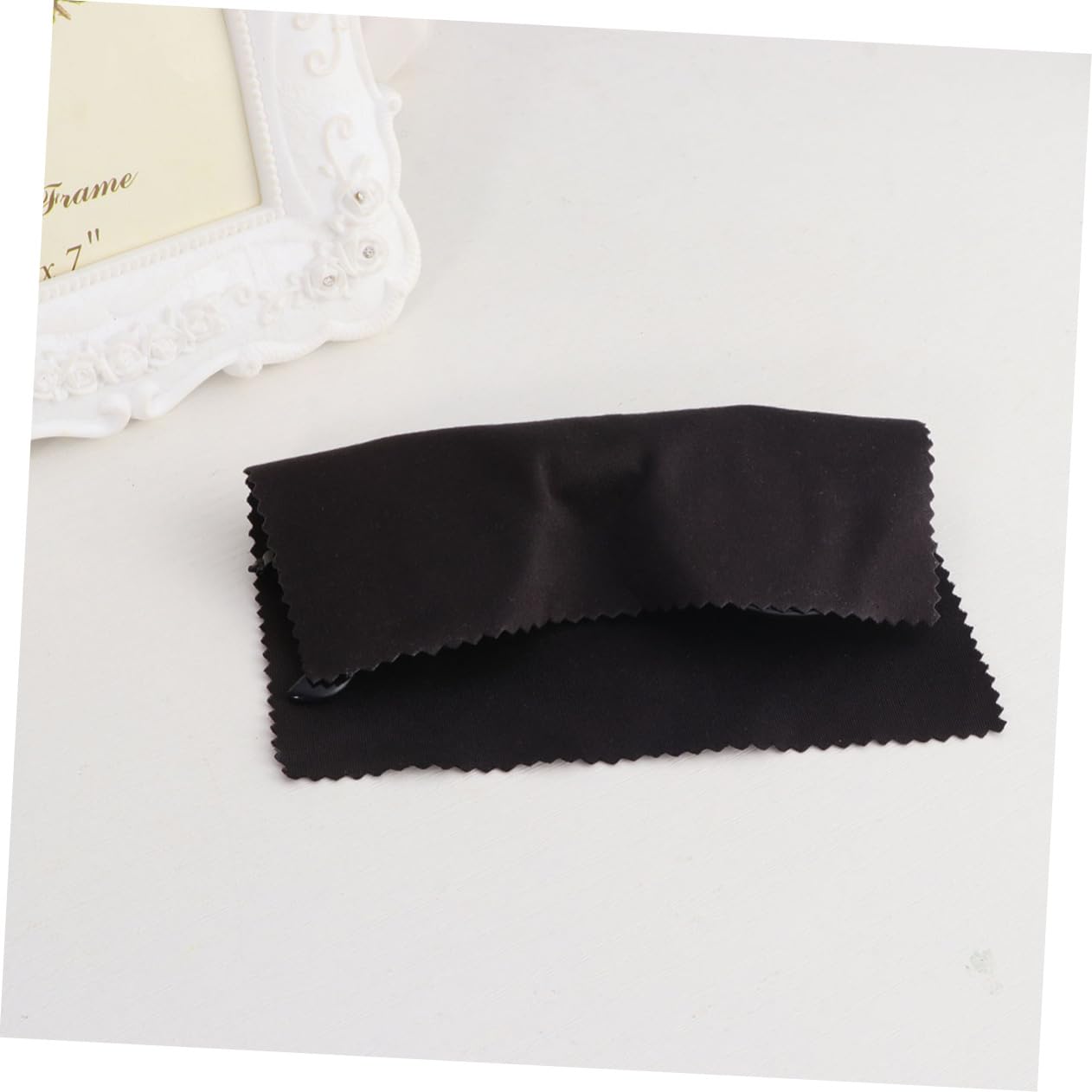 Panno per Pulizia Occhiali in Microfibra Nero, 100 Pezzi | Riutilizzabili e Morbidi, per Lenti e Superfici Delicate, Adatti anche Schermo