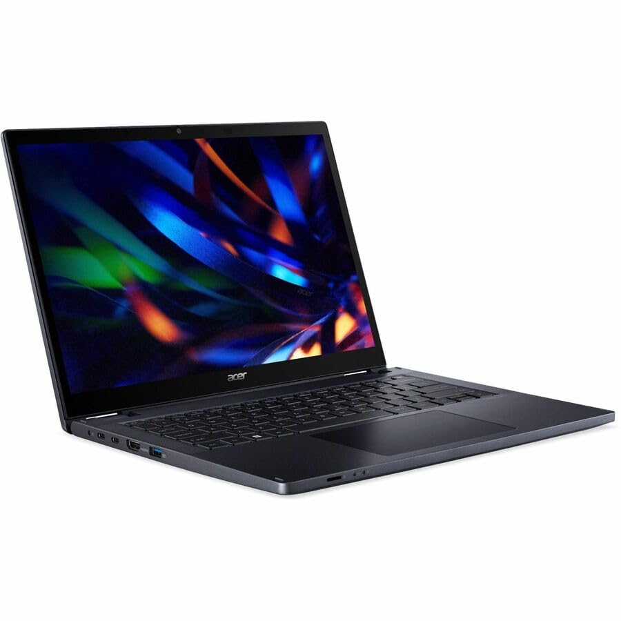 Image of Acer TravelMate P4 Spin 14 TMP414RN-53 TMP414RN-53-7563 14 inch Touchscreen Convertible 2 in 1 Notebook - WUXGA - 60 Hz - Intel Core i7 13th Gen i7-1355U - 32 GB - 1 TB SSD - English Keyboard - Blue