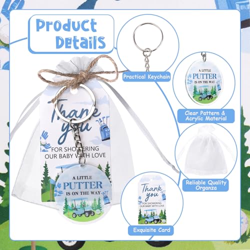 Image of Party Favors Theme Baby-Shower Keychain Set