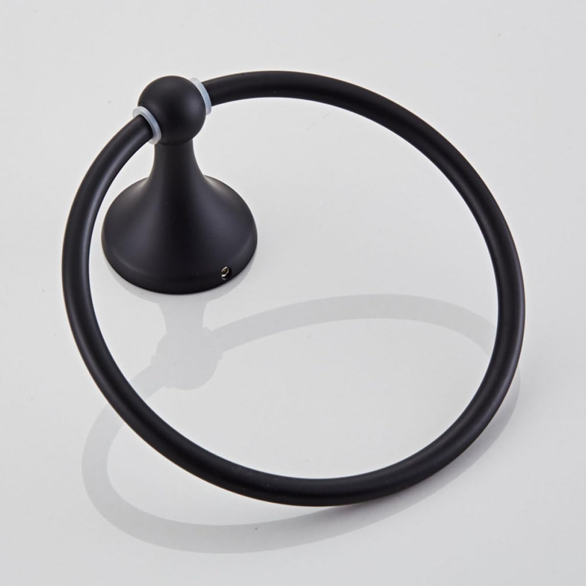 Acero Inoxidable, Anillo para Colgar Toallas de Baño Negro