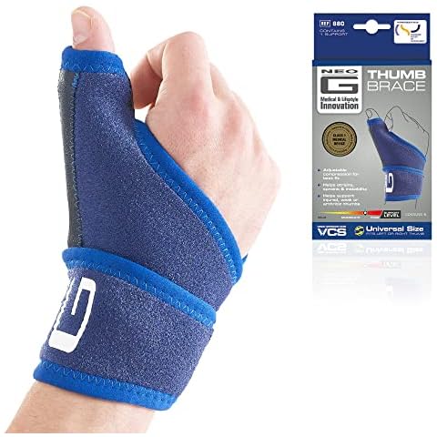 Neo-G Thumb Brace - Thumb Stabilizer Brace for Left or Right Hand - for Thumb Tendonitis, Arthritis, Injuries - Adjustable Compression - Class 1 Medical Device Cover